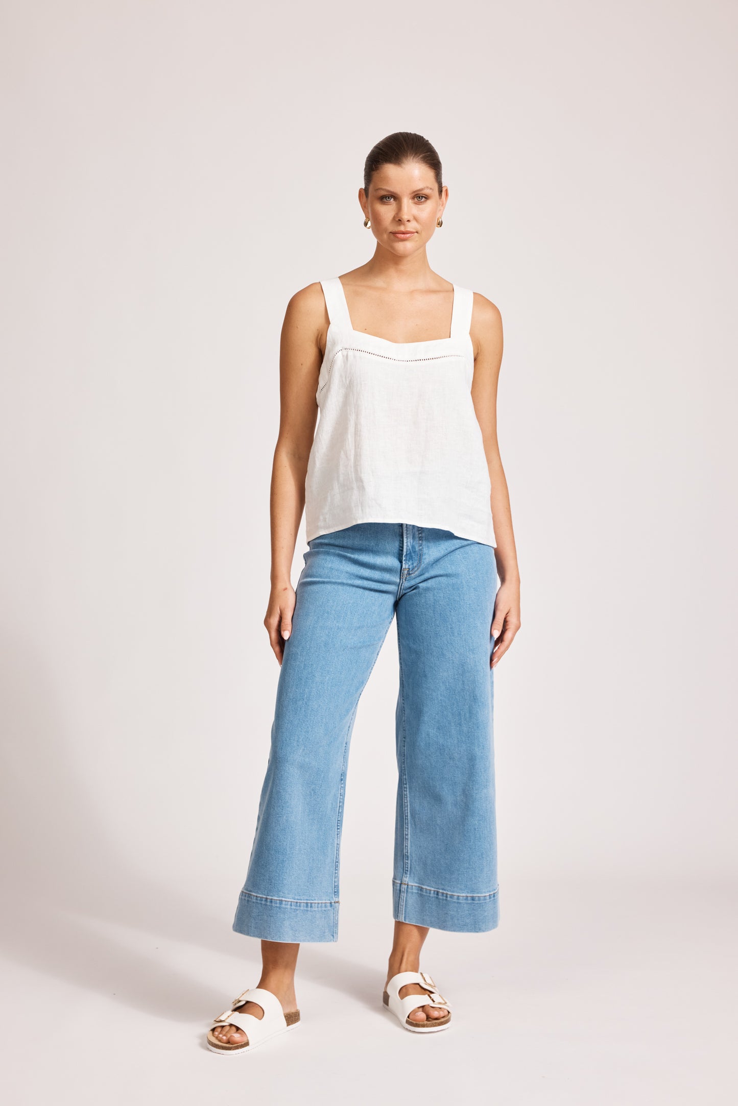 Eb & Ive - Miramar Tank - White