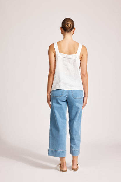 Eb & Ive - Miramar Tank - White