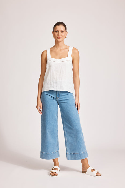 Eb & Ive - Miramar Tank - White