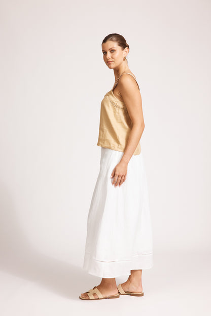 Eb & Ive - Miramar Maxi Skirt - White