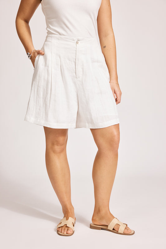 Eb & Ive - Miramar Short - White