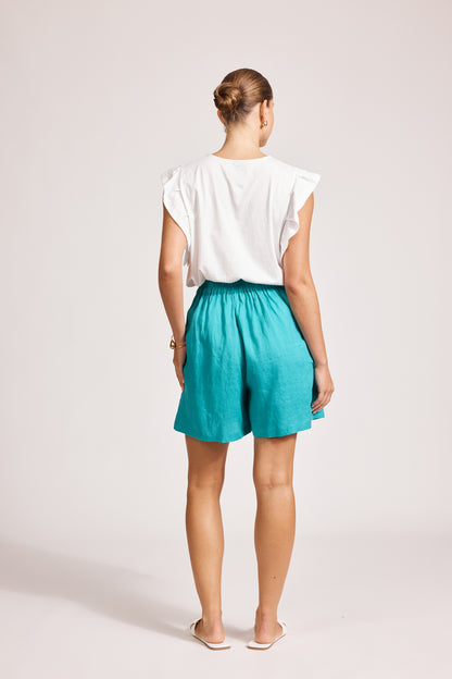 Eb & Ive - Francia Frill Tank - White