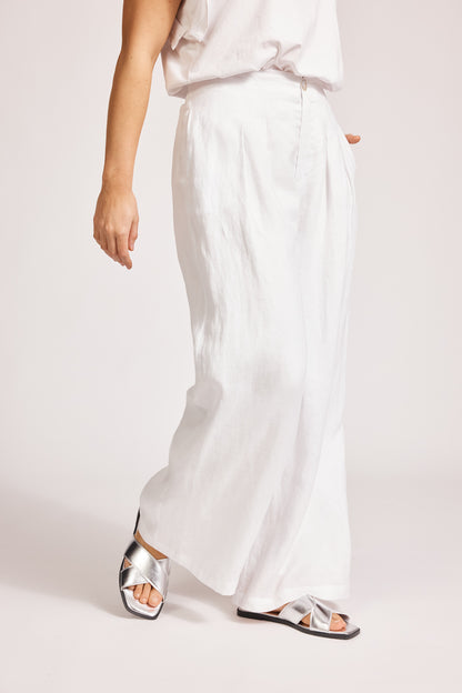 Eb & Ive - Miramar Palazzo Pant - White