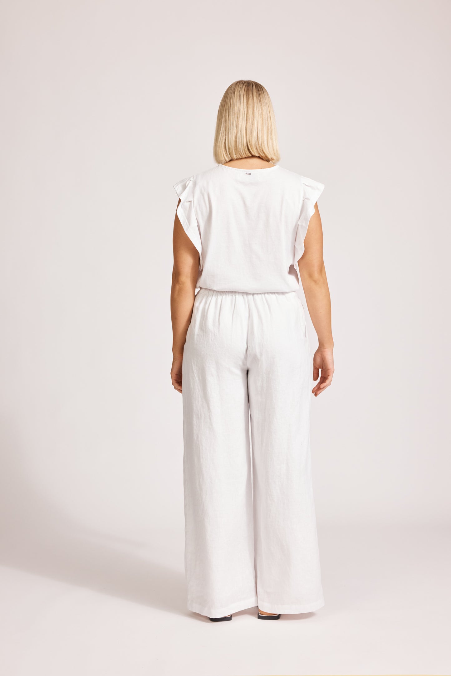 Eb & Ive - Miramar Palazzo Pant - White