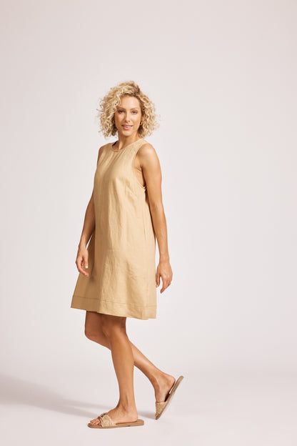 Eb & Ive - Miramar Tank Dress - Camel
