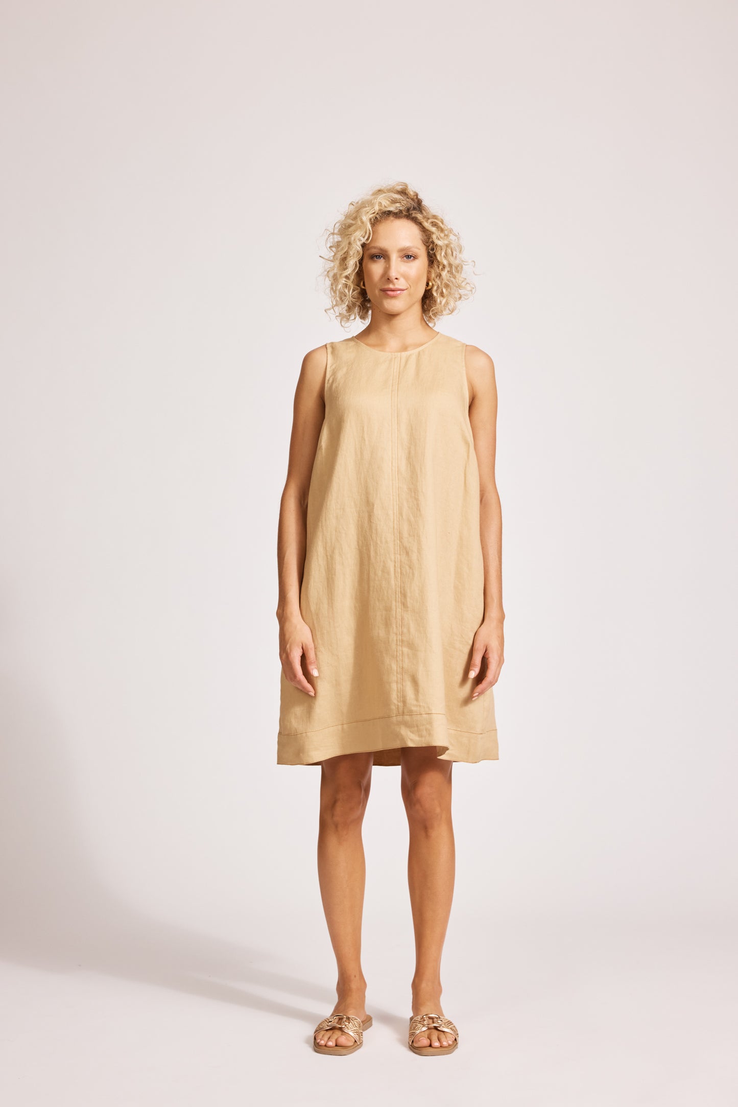 Eb & Ive - Miramar Tank Dress - Camel