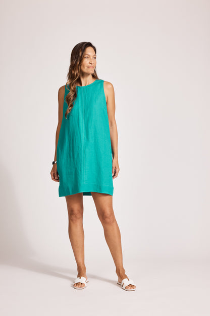 Eb & Ive - Miramar Tank Dress - Lagoon