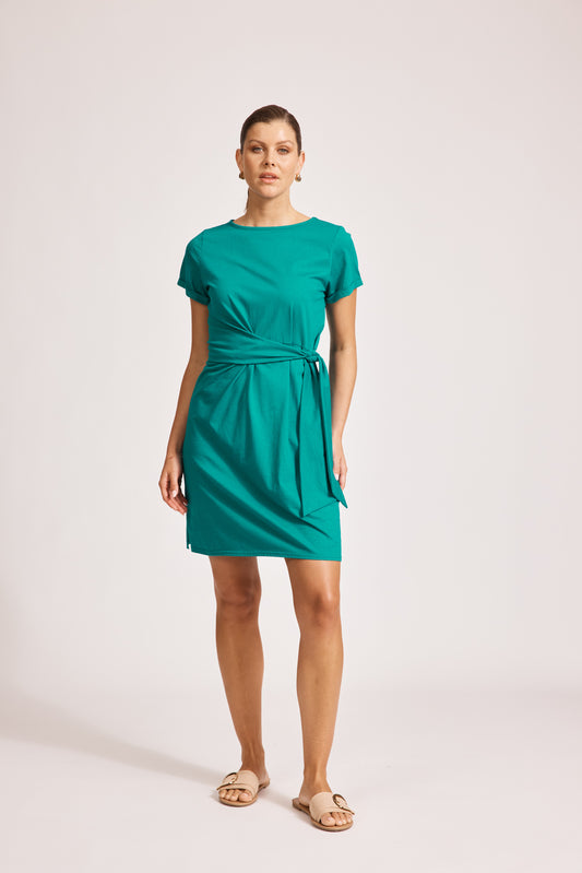 Eb & Ive - Francia Tie Dress - Lagoon