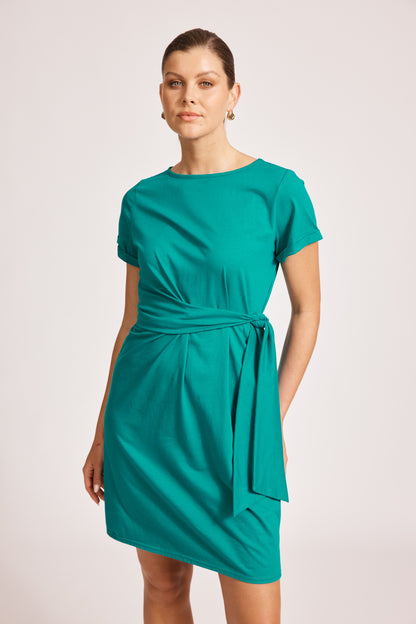 Eb & Ive - Francia Tie Dress - Lagoon