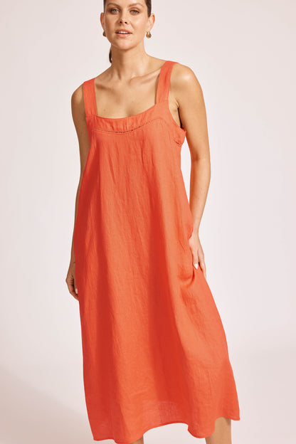 Eb & Ive - Miramar Tank Maxi Dress - Coral
