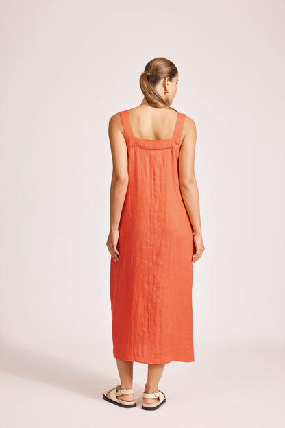 Eb & Ive - Miramar Tank Maxi Dress - Coral