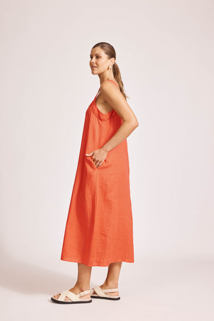 Eb & Ive - Miramar Tank Maxi Dress - Coral