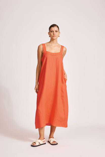 Eb & Ive - Miramar Tank Maxi Dress - Coral