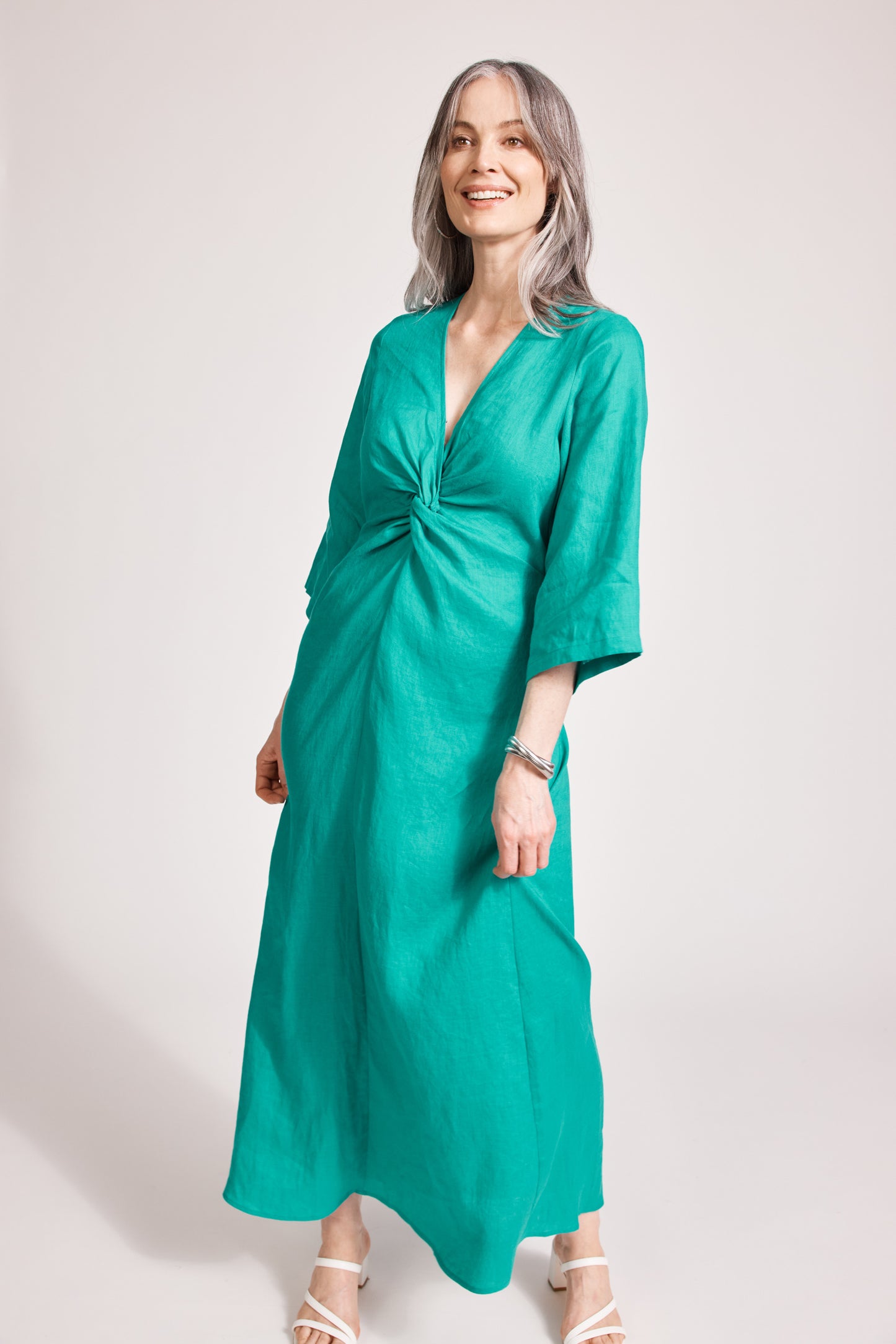 Eb & Ive - Miramar Twist Maxi Dress - Lagoon