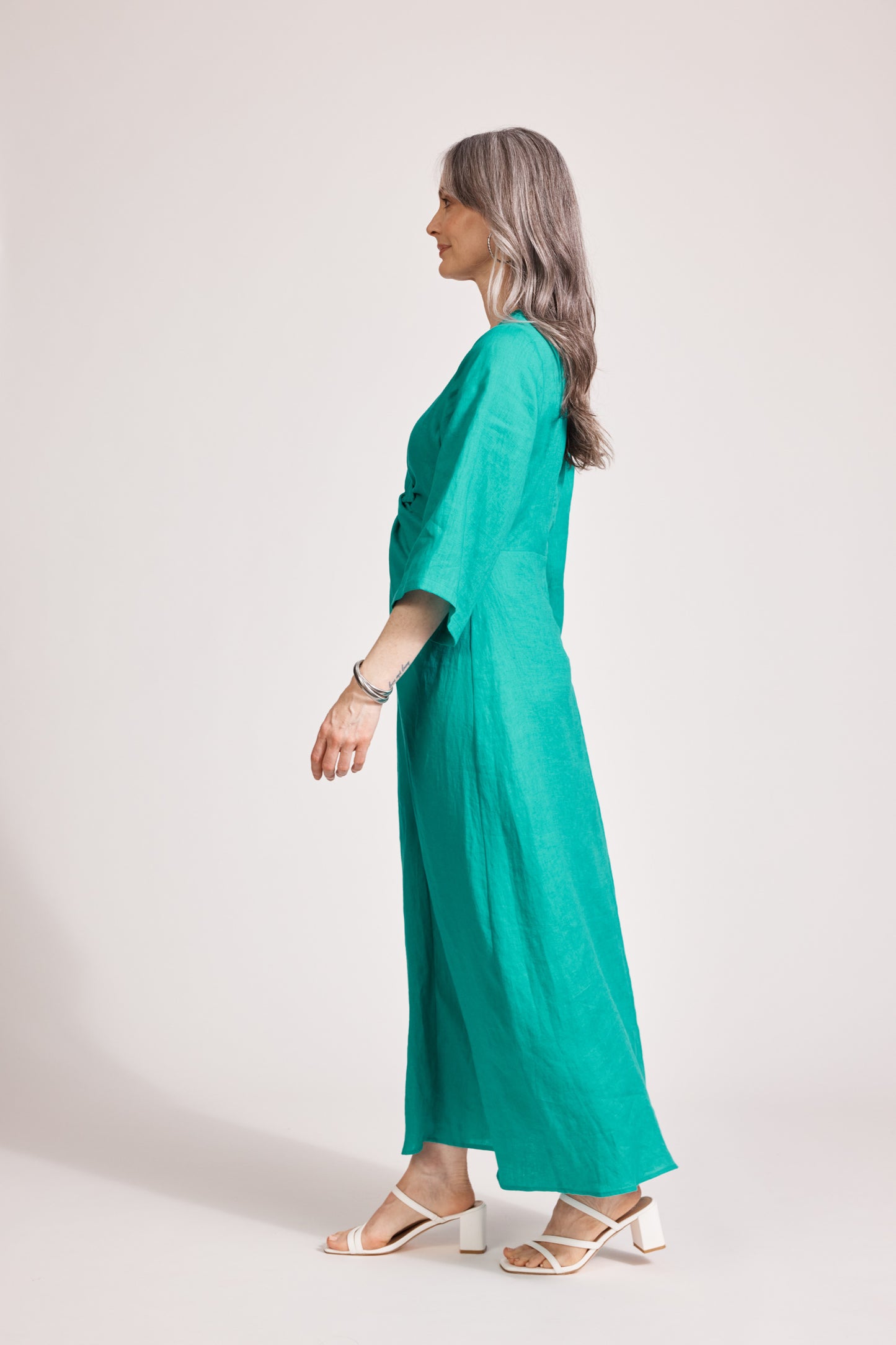 Eb & Ive - Miramar Twist Maxi Dress - Lagoon