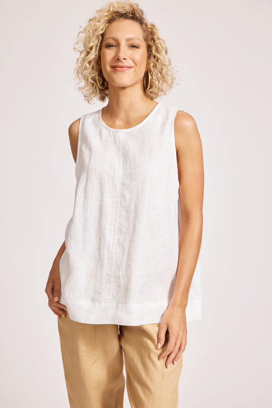 Eb & Ive - Miramar Tank Top - White