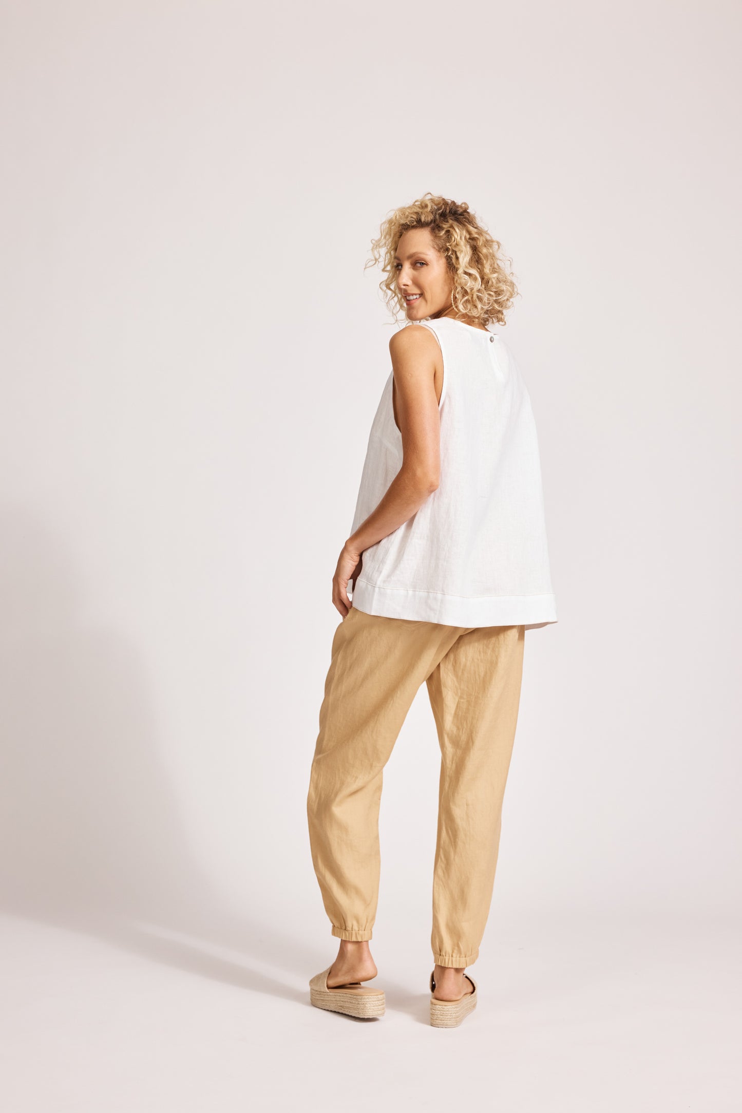 Eb & Ive - Miramar Tank Top - White