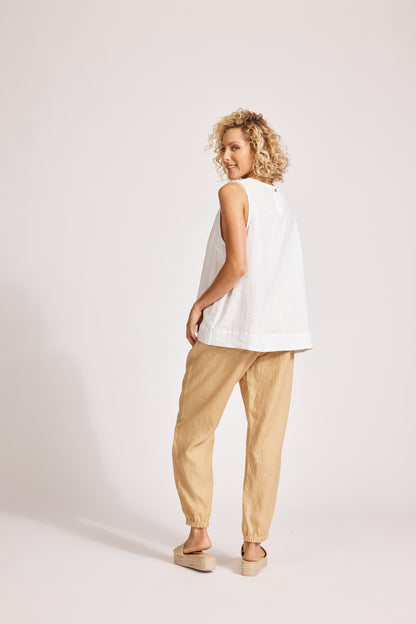 Eb & Ive - Miramar Tank Top - White