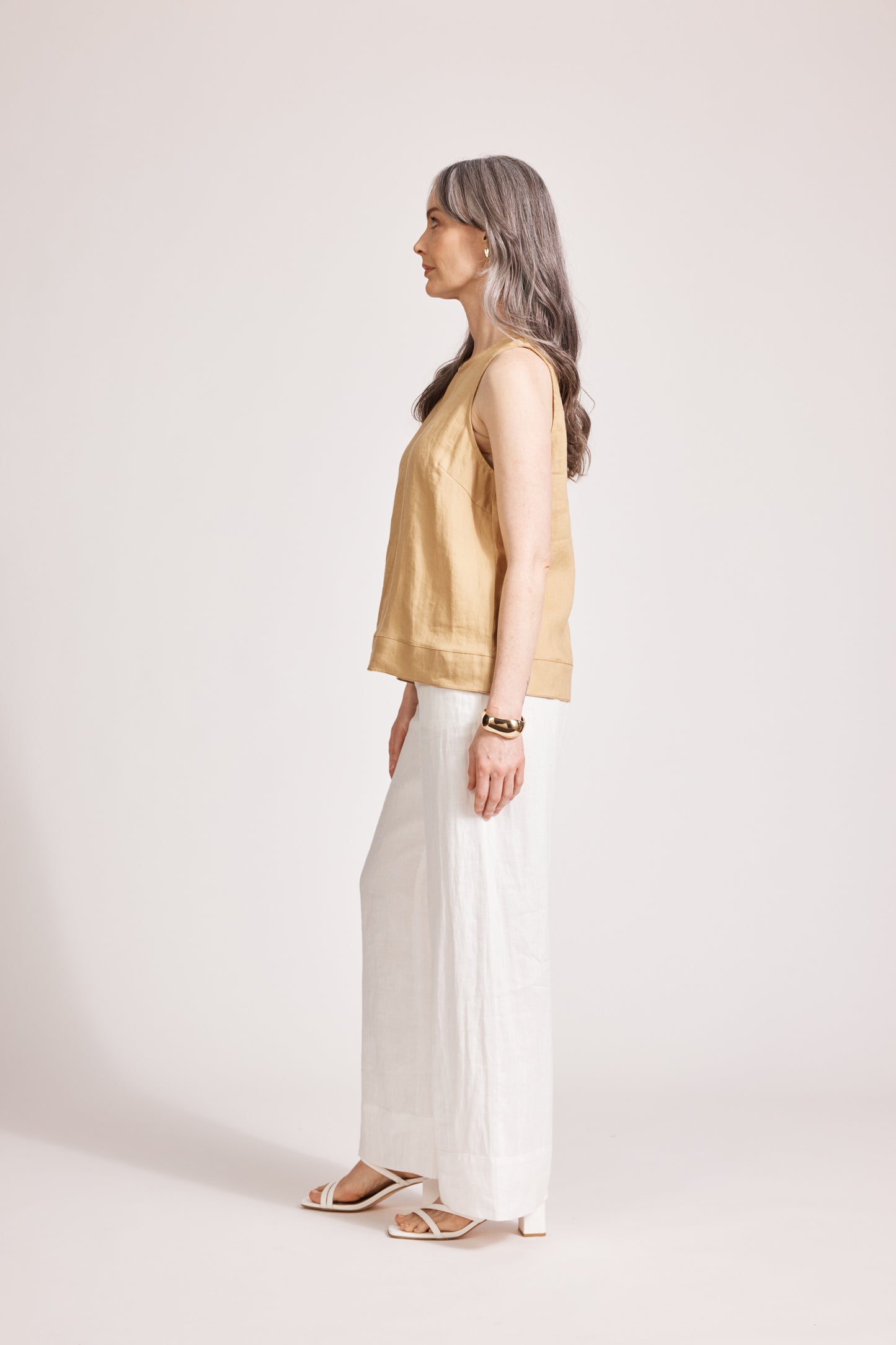 Eb & Ive - Miramar Tank Top - Camel