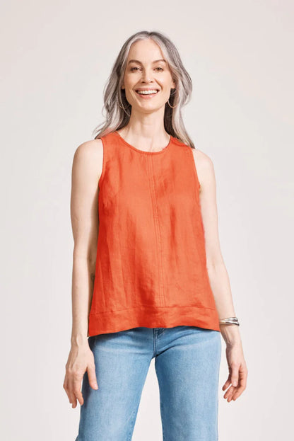 Eb & Ive - Miramar Tank Top - Coral