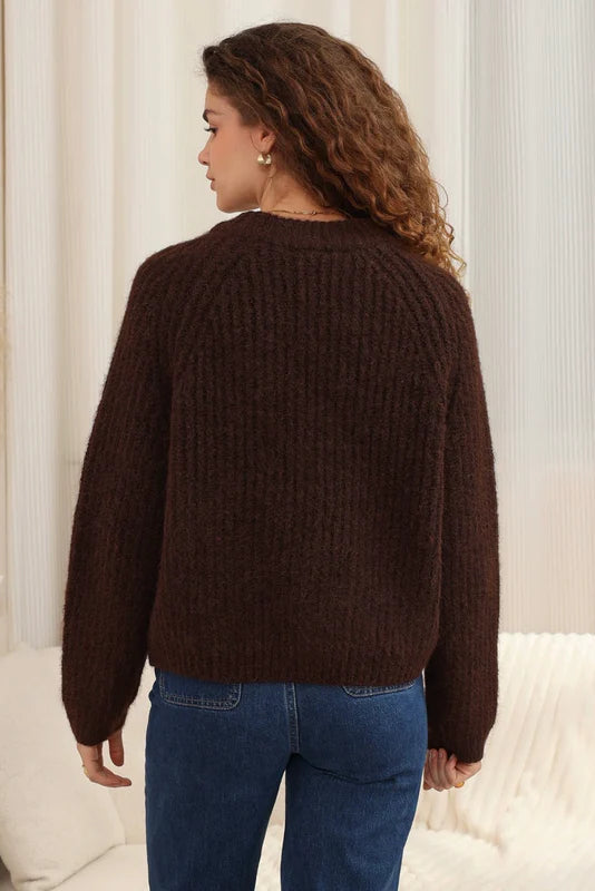 Teddy Choc Cardi