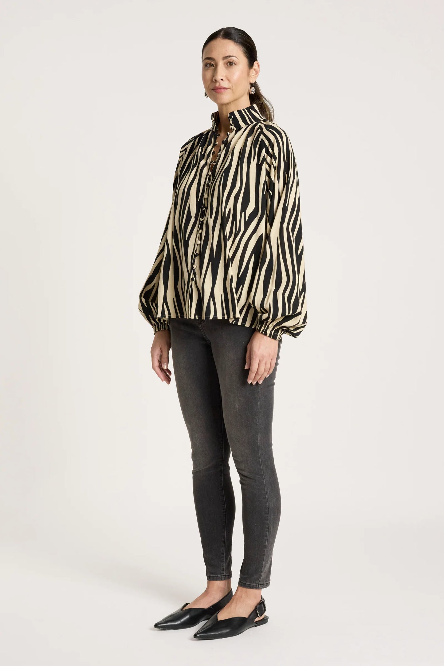 EB+IVE - Bajau Button Shirt - Savanna