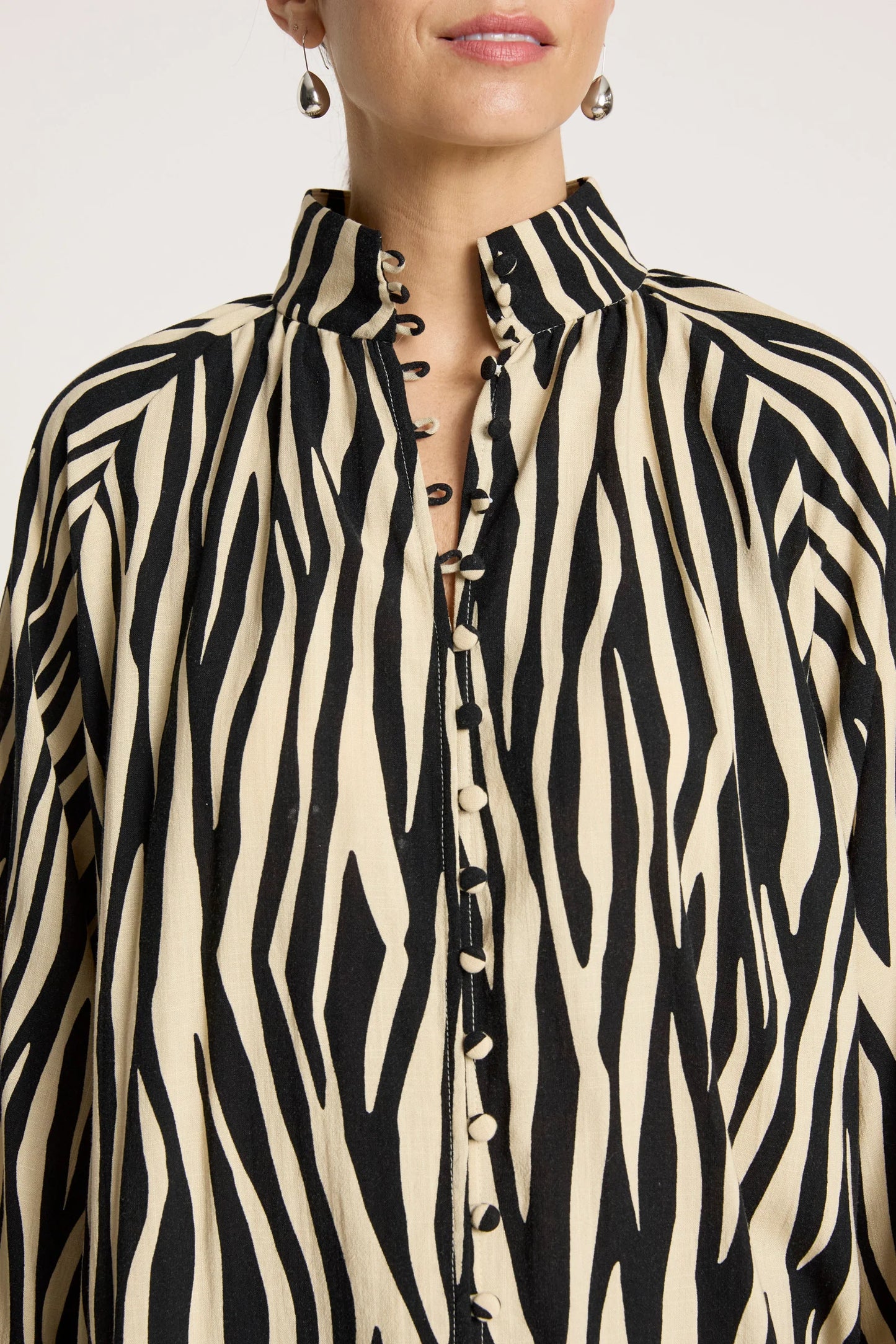 EB+IVE - Bajau Button Shirt - Savanna