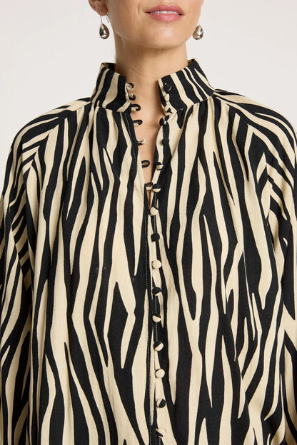 EB+IVE - Bajau Button Shirt - Savanna