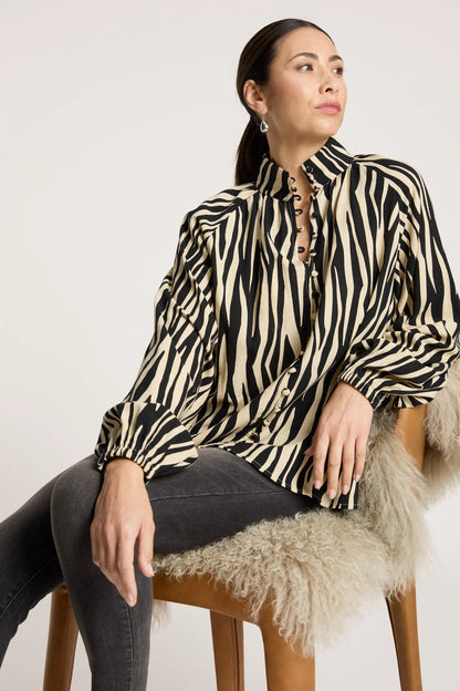 EB+IVE - Bajau Button Shirt - Savanna