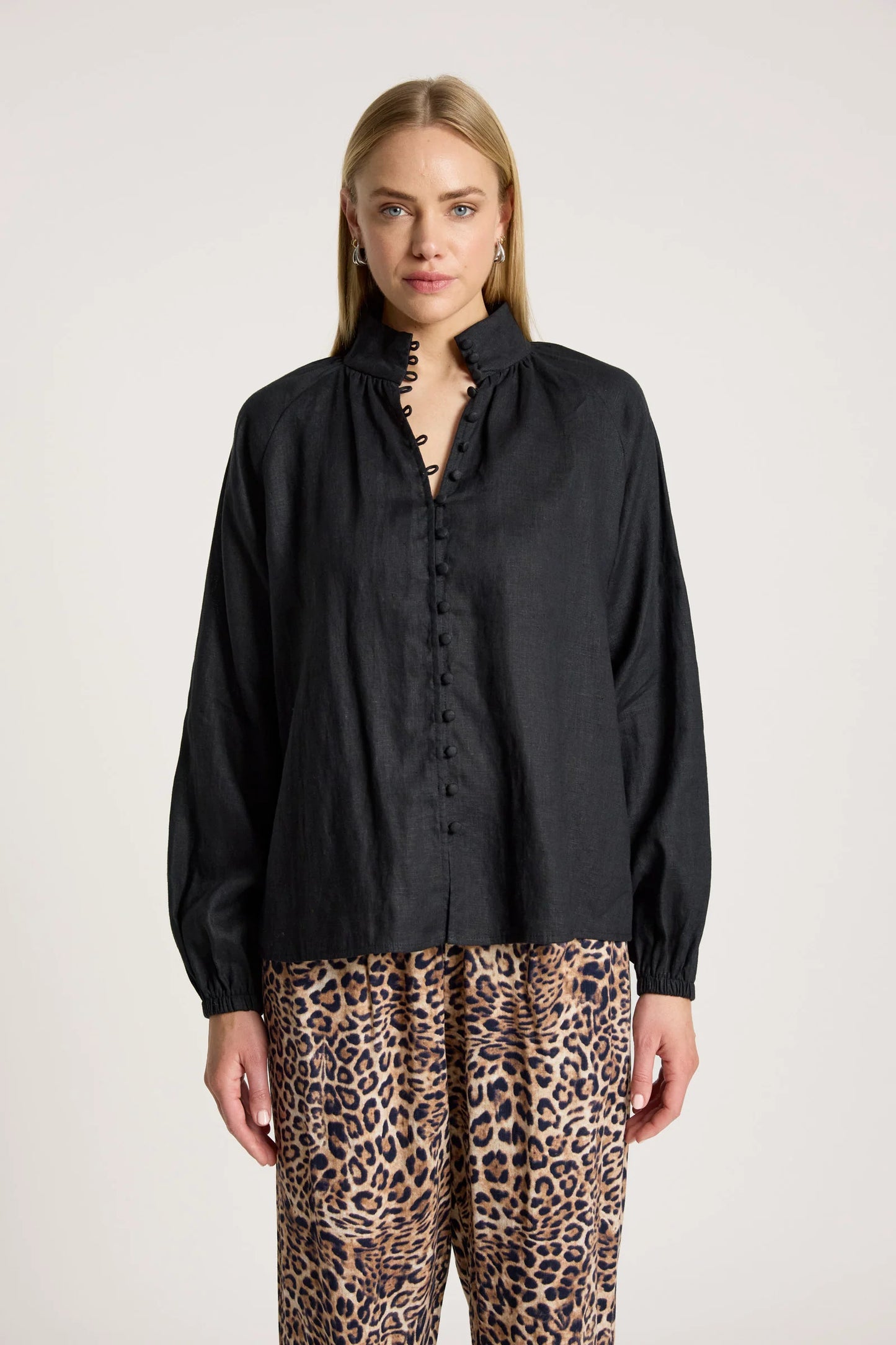 EB+IVE - Bajau Button Shirt - Black