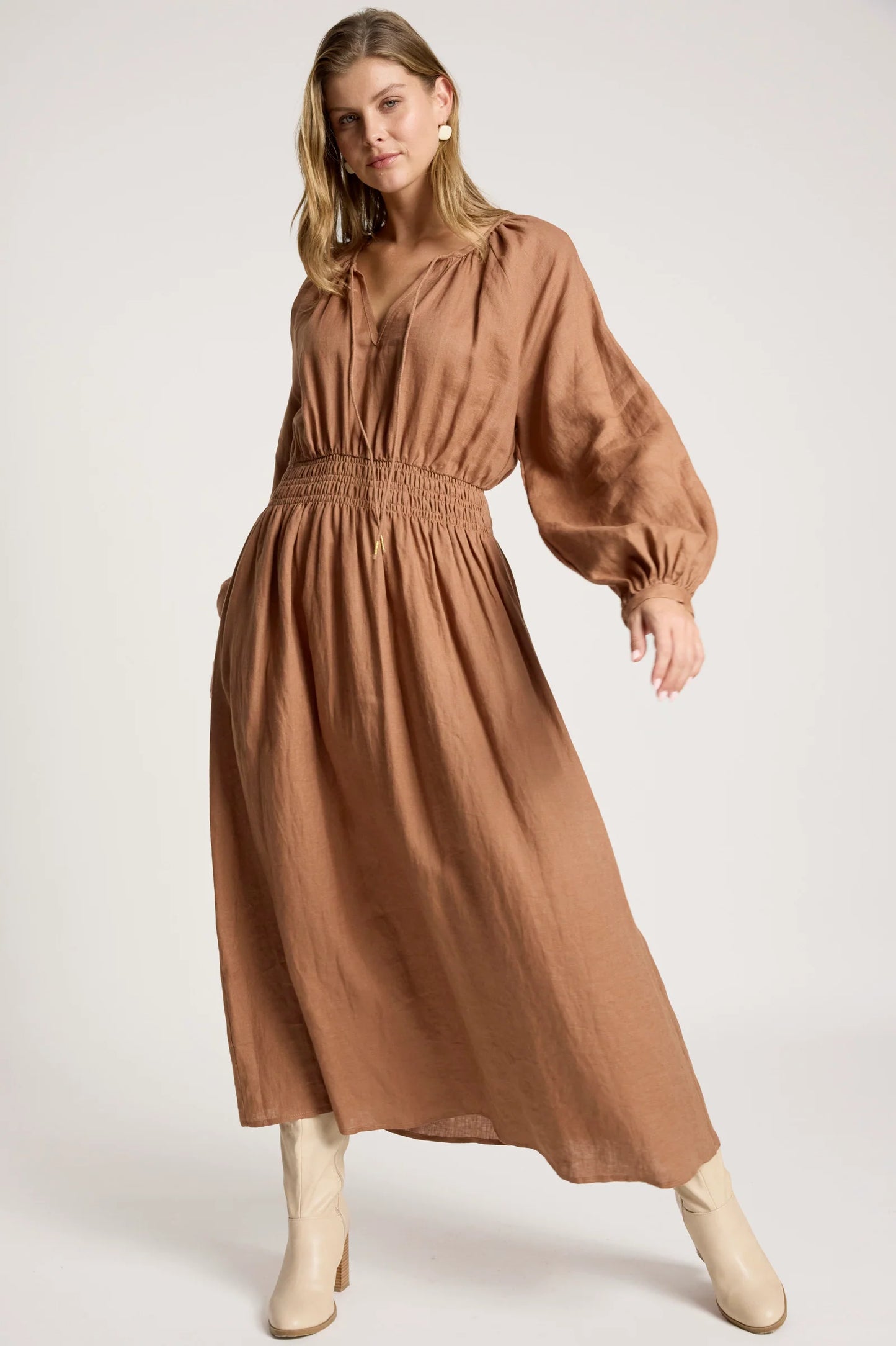 EB+IVE - Bajau Maxi Dress - Clay