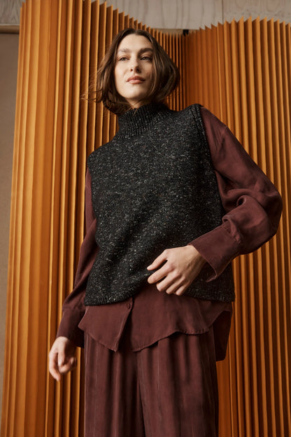 EB+IVE - Zarda Knit Vest - Black