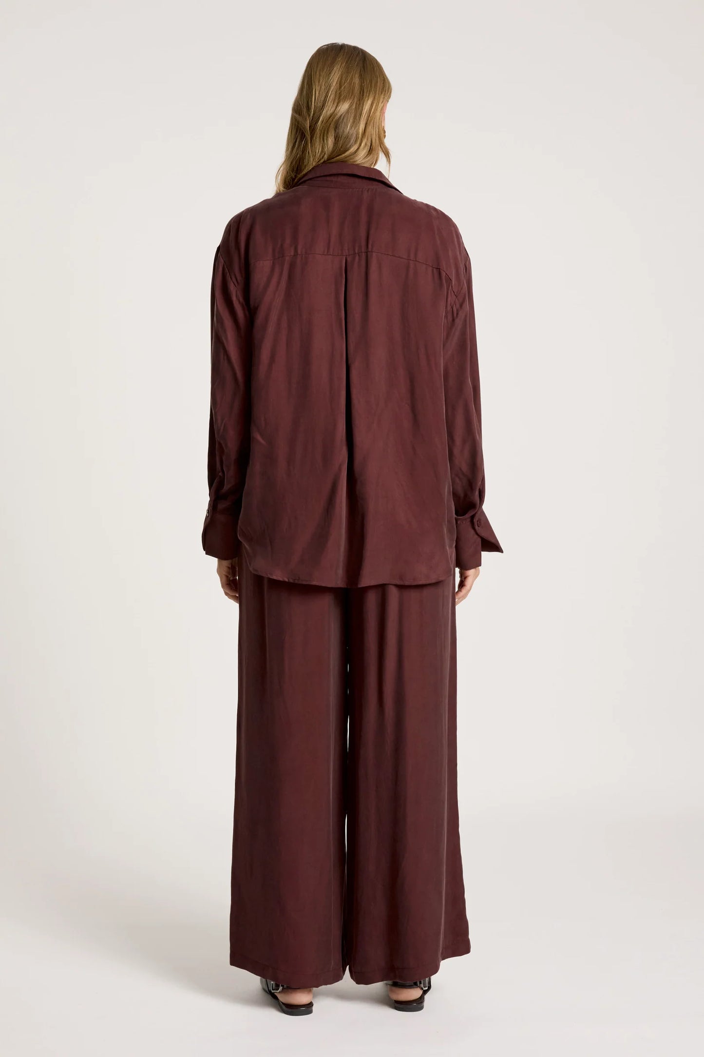 EB+IVE - Calista Shirt - Mahogany