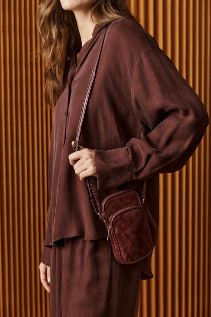 EB+IVE - Calista Shirt - Mahogany