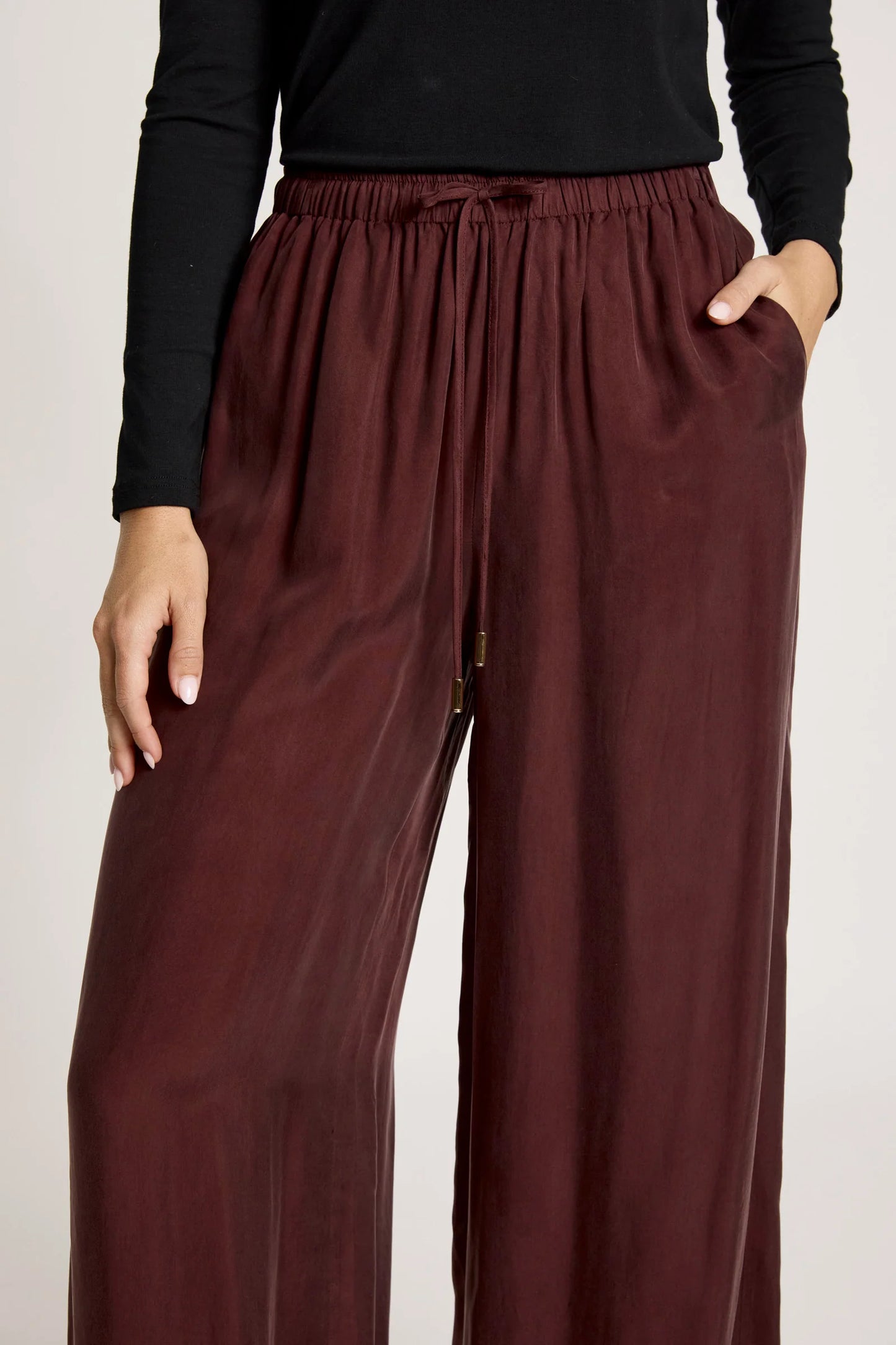 EB+IVE - Calista Pant - Mahogany