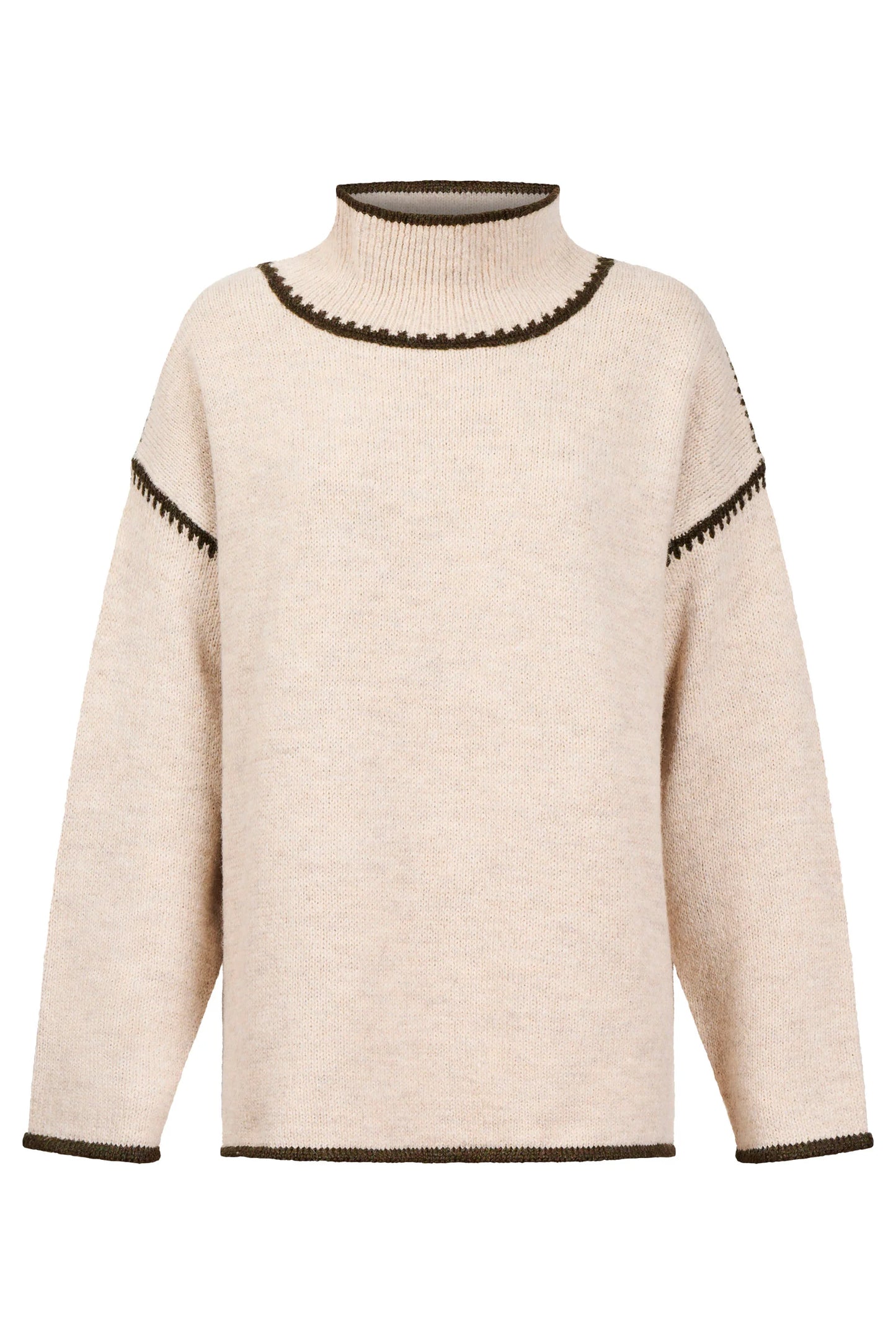 EB+IVE - Orin Jumper - Dune/Olive