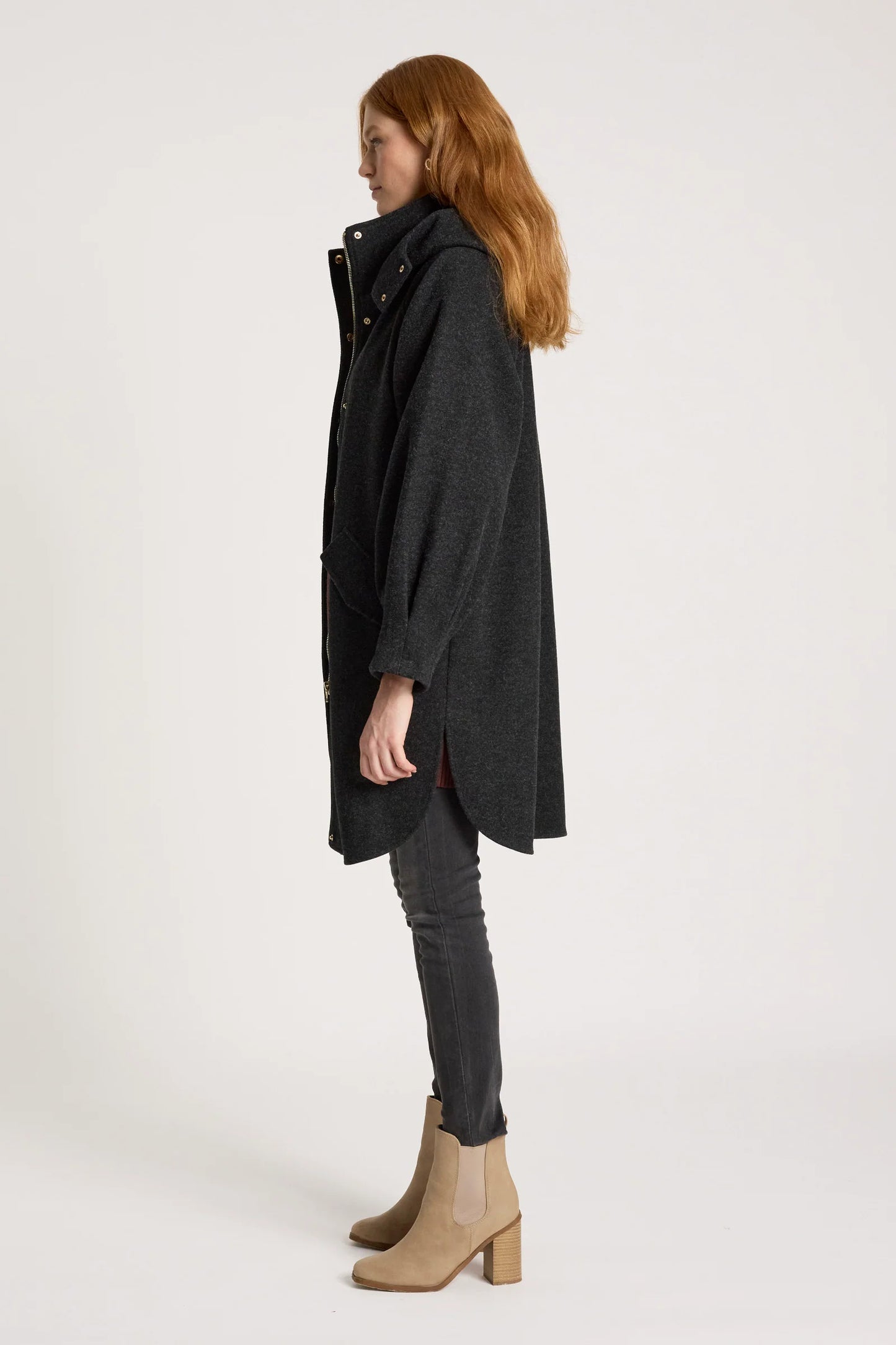 EB+IVE - Sable Hood Jacket - Char