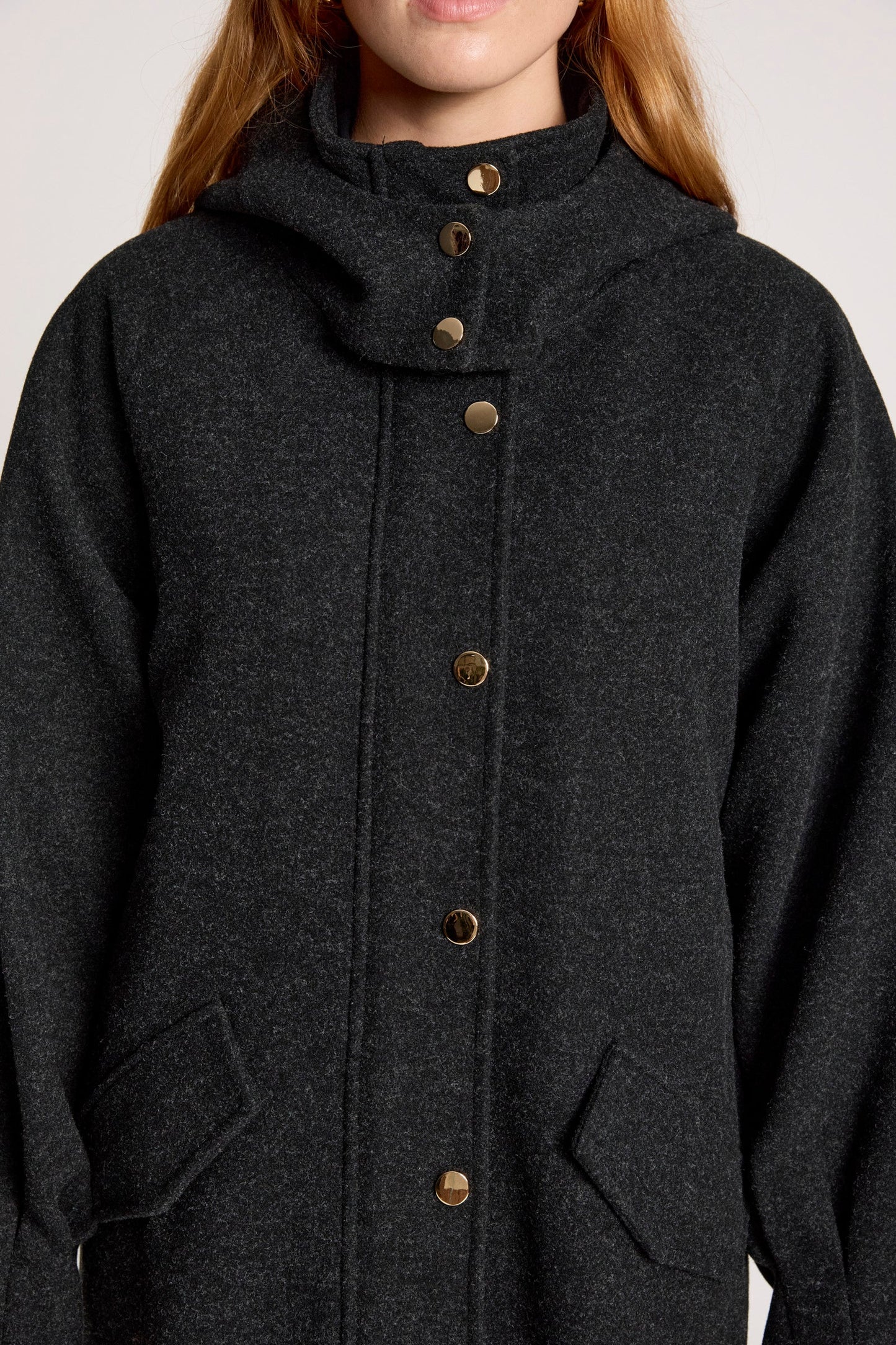 EB+IVE - Sable Hood Jacket - Char
