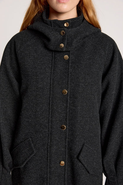 EB+IVE - Sable Hood Jacket - Char