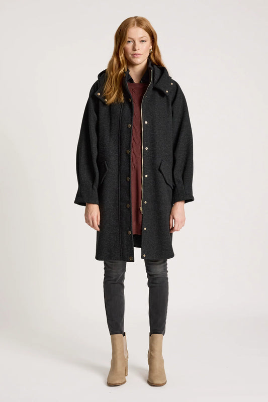 EB+IVE - Sable Hood Jacket - Char