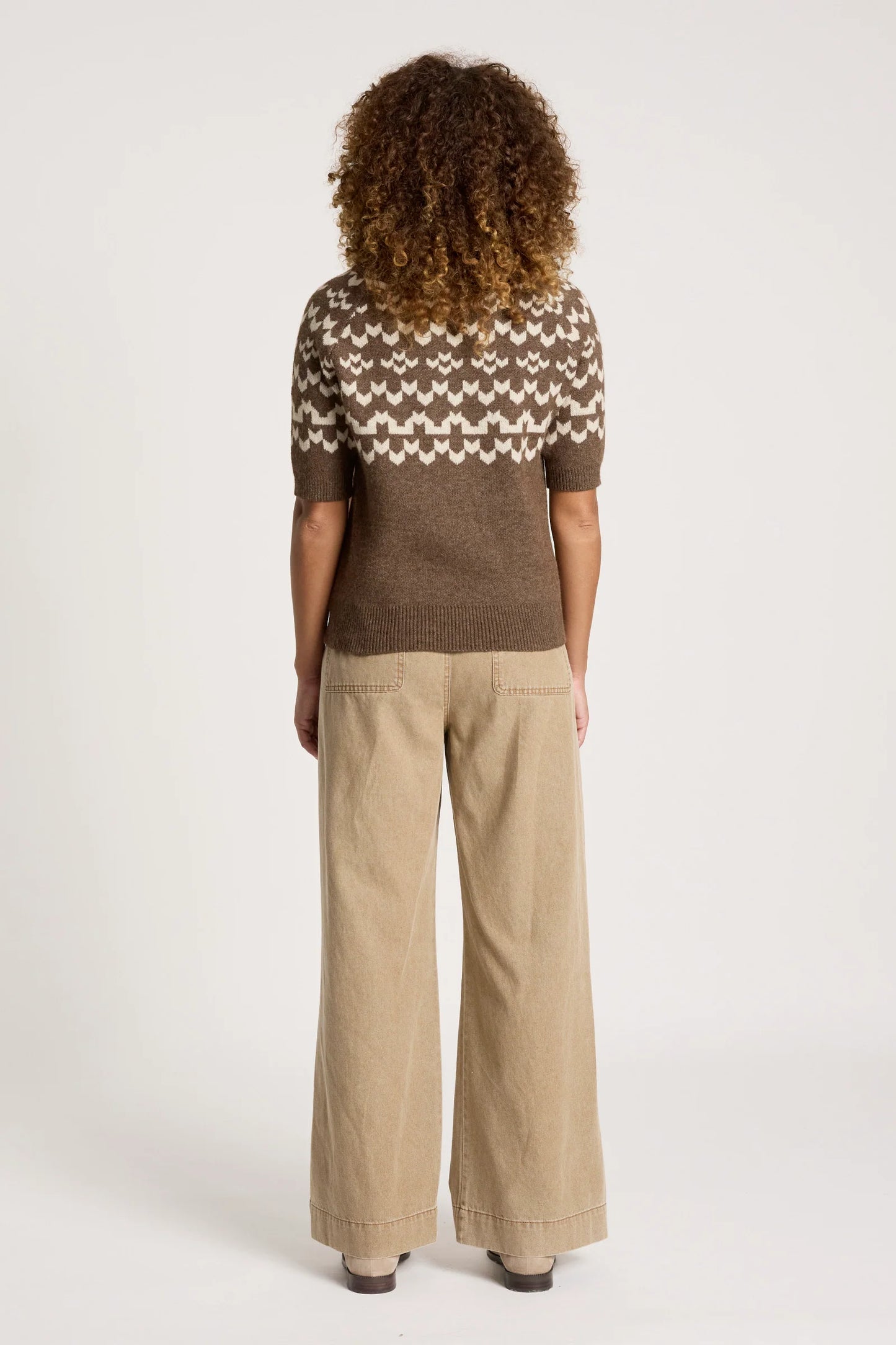 EB+IVE - Maasai Knit Top - Cocoa/Dune
