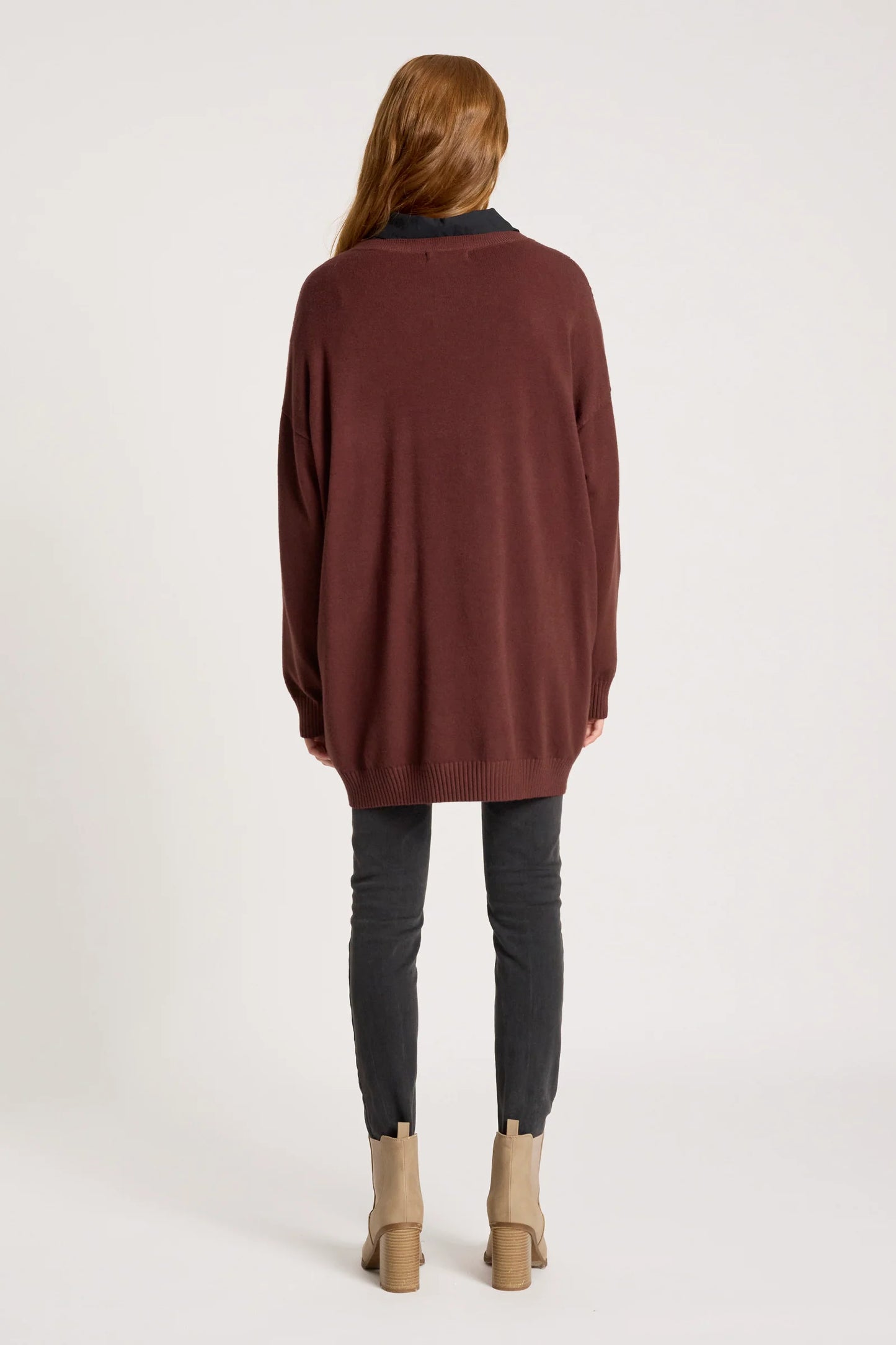 EB+IVE - Samira Relaxed Knit - Mahogany