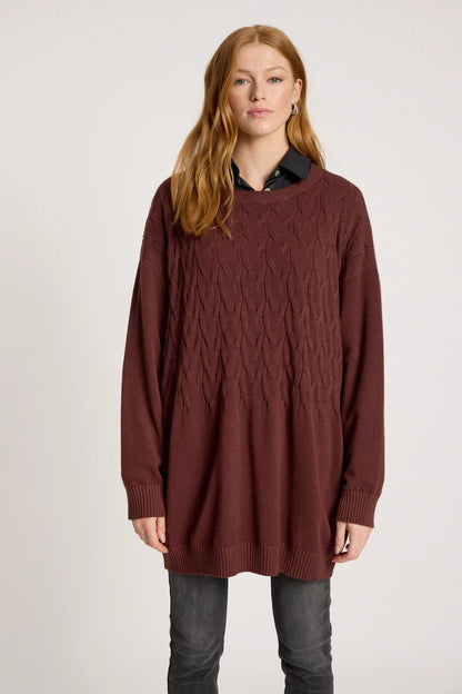 EB+IVE - Samira Relaxed Knit - Mahogany