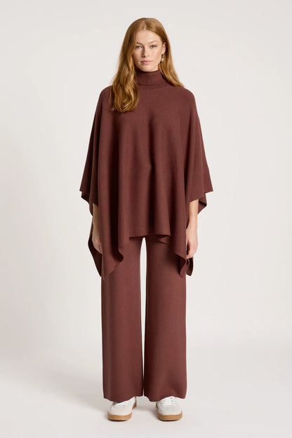 EB+IVE - Samira Poncho - Mahogany