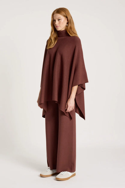 EB+IVE - Samira Poncho - Mahogany