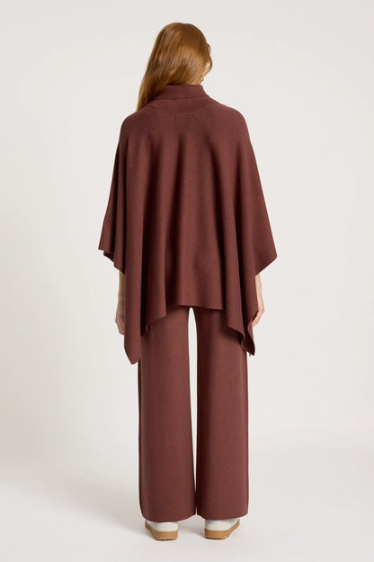 EB+IVE - Samira Poncho - Mahogany