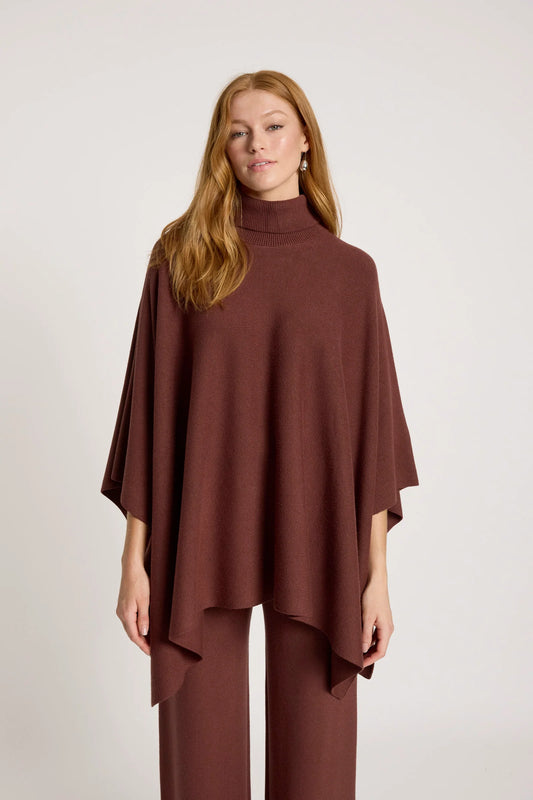 EB+IVE - Samira Poncho - Mahogany