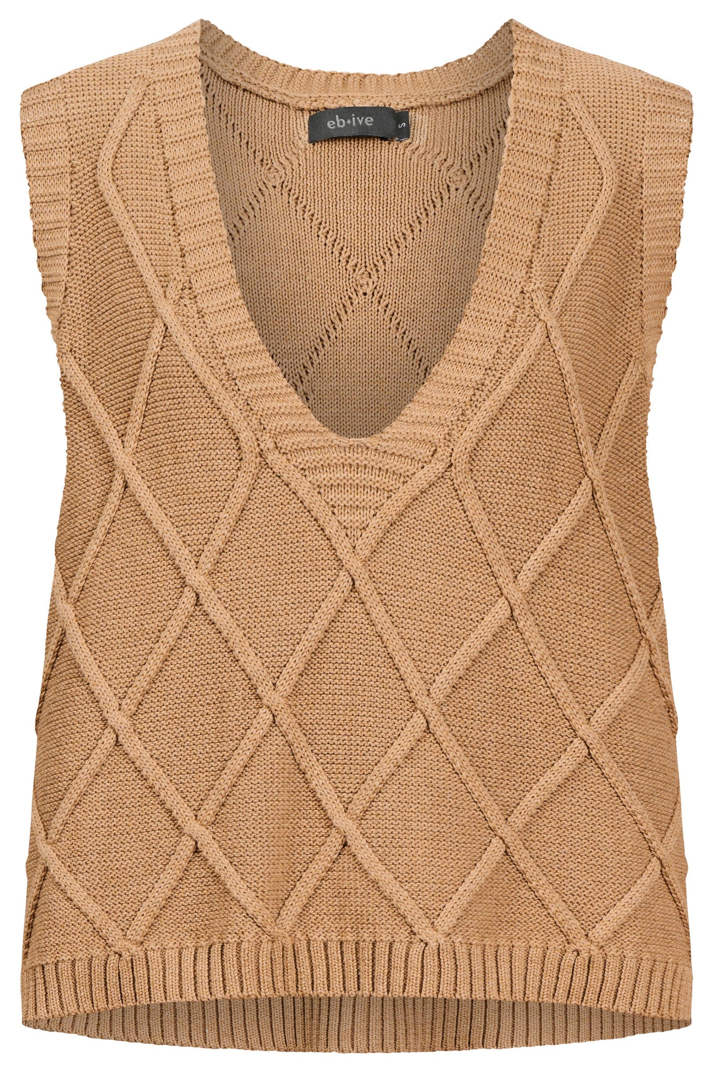 EB+IVE - Liora Knit Vest - Mocha