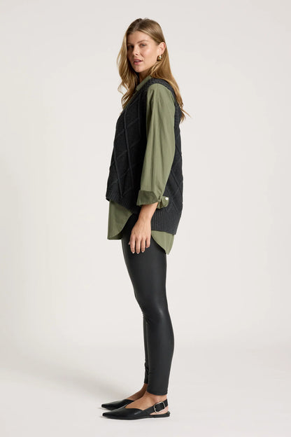 EB+IVE - Liora Knit Vest - Char