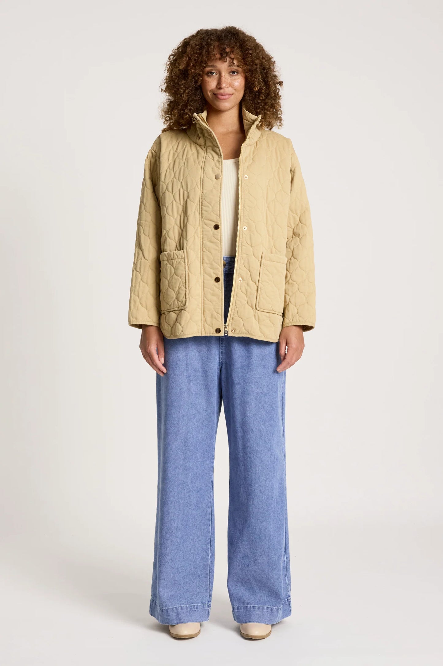EB+IVE - Sansi Quilted Jacket - Dune
